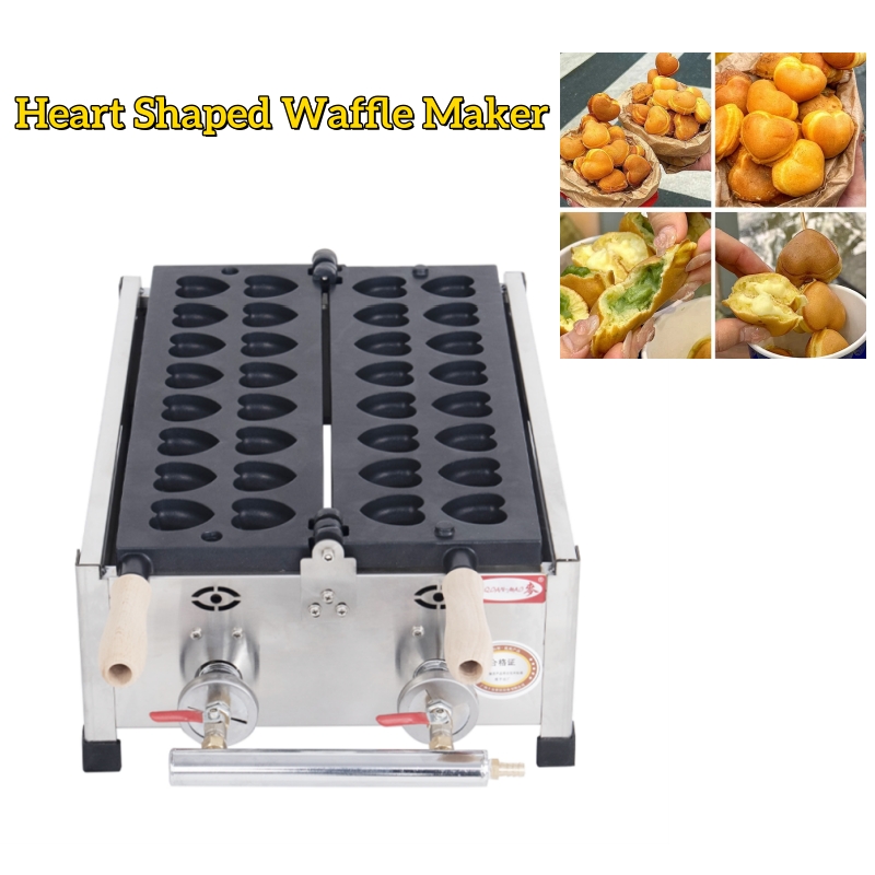Commercial Mini Heart Shaped W - Mini Waffle Maker Machine review and price