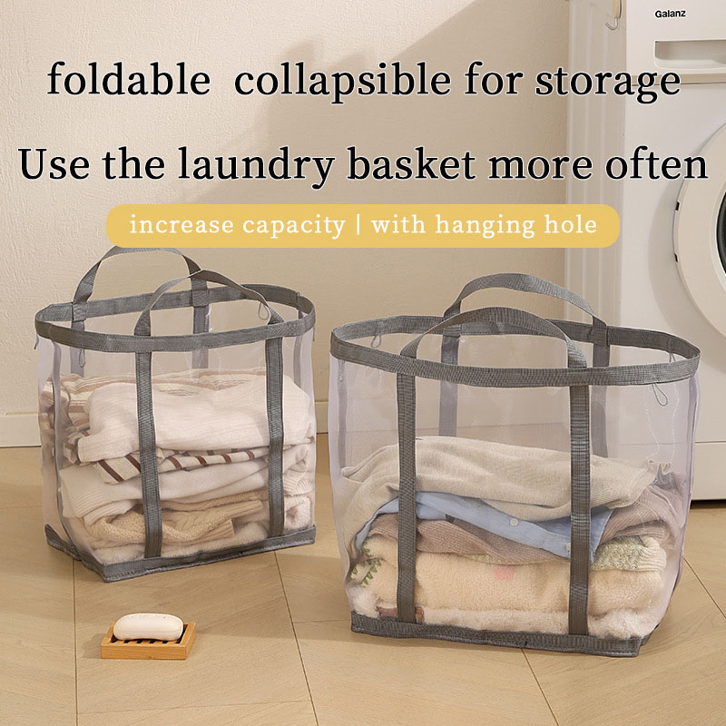 Mesh Laundry Basket Nylon With - Laundry review and price