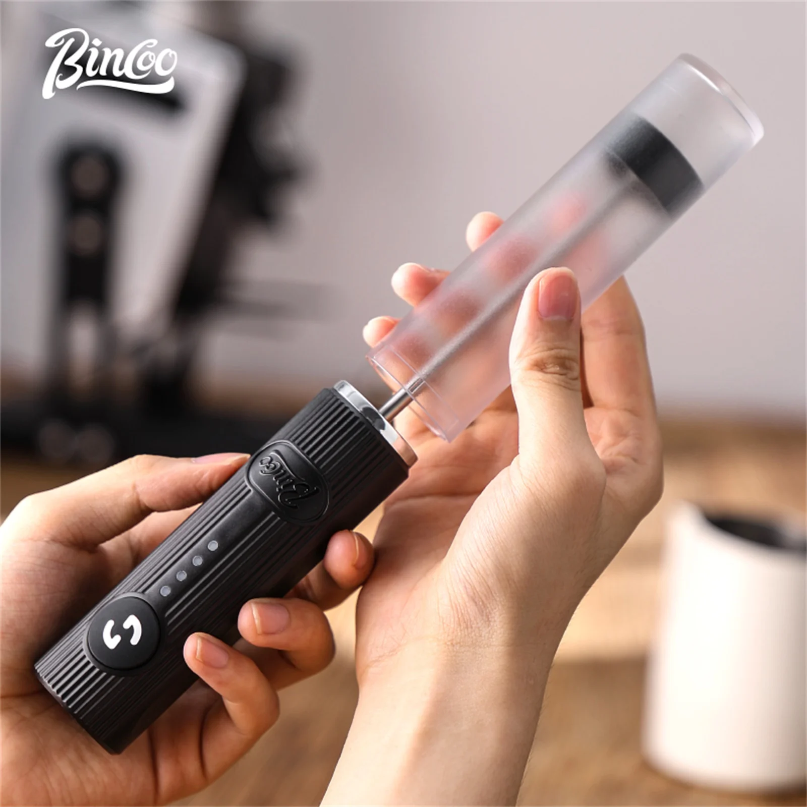 Bincoo New Milk Foamer Coffee  - Electric Milk Frother Handheld review and price