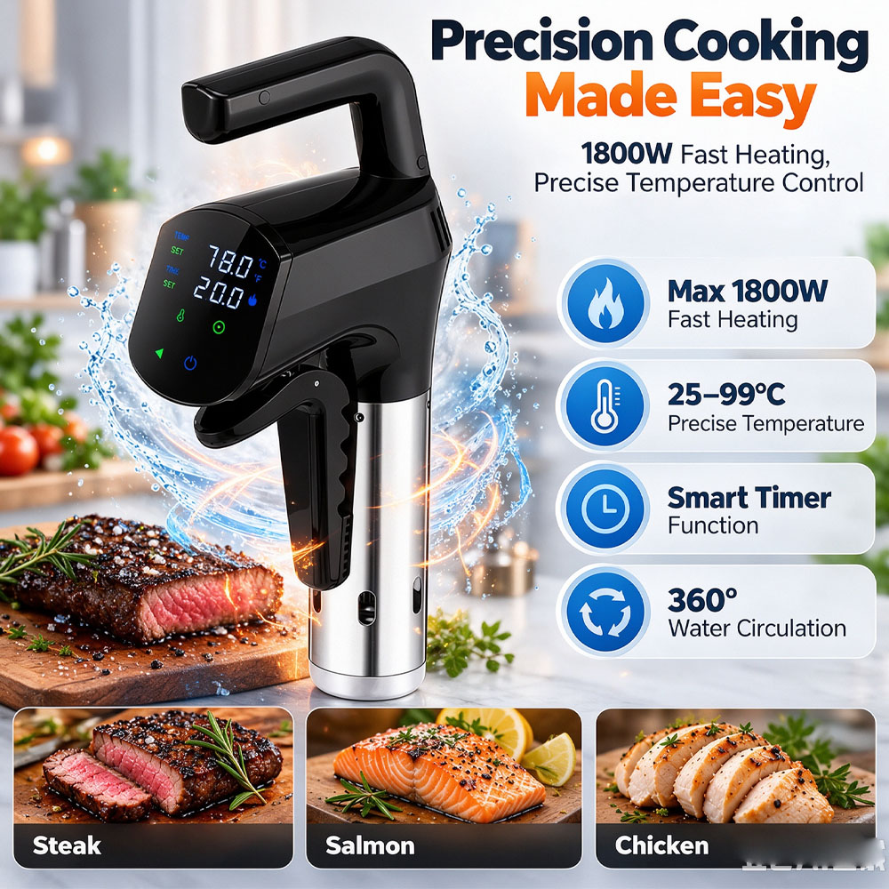 WiFi Sous Vide Cooker 1800W Im - Digital Sous Vide Precision Cooker review and price
