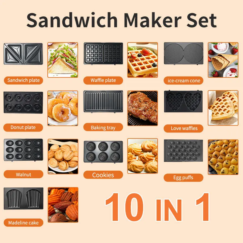 220/110V Household Appliances  - Mini Waffle Maker Machine review and price