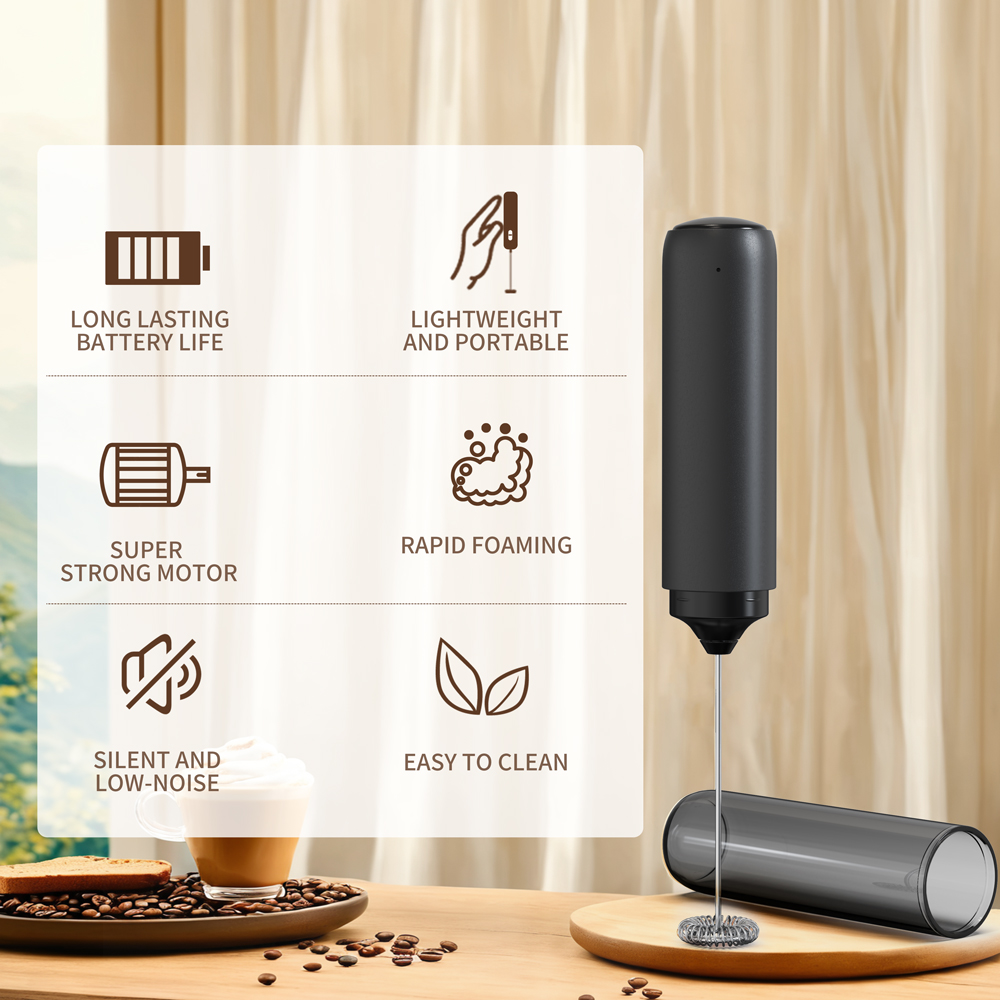 Kitchen Powerful Stirrer Milk  - Electric Milk Frother Handheld review and price